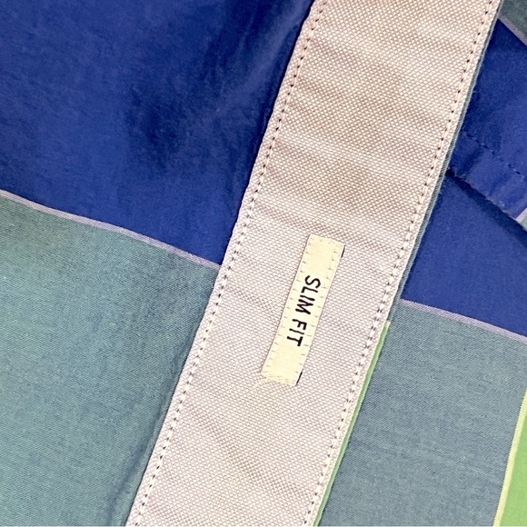 Bonobos Plaid long sleeve button down, size large, slim fit - Picture 4 of 5